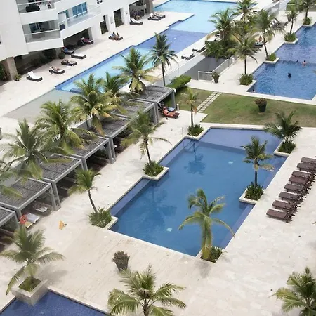 Apartamento Aqua, Espectacular Apto De Una Habitación En Morros Epic Cartagena